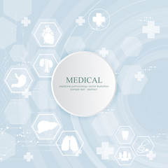 Medical Infographic set. Vector illustration.