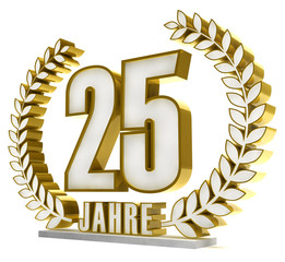 25 Jahre Jubiläum – Button, Icon