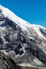 Snowy mountains of the Himalayas