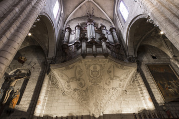 The Saint-Salvi Collegiate Church in Albi, France. A World Heritage Site since 2010.