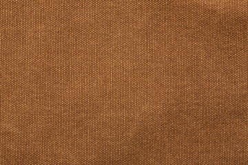 Rough brown burlap abstract texture, macro shot