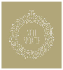 noël, christmas, 24 décembre, père noël, décoration, fête, sport, cadeau, paquet, offrir, idée, loisirs, 