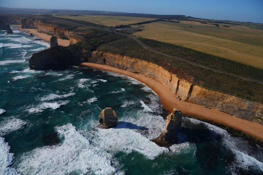 Aerial shot 12 apostles