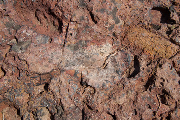 Iron-rich Dolomitic Conglomerate in Stanton Drew stone circle, texture background