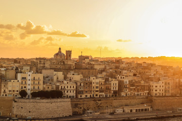 Malta Porto tramonto
