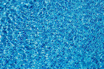 swimming pool bottom caustics ripple and flow with waves background