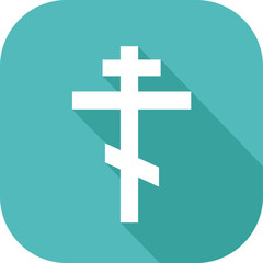 Obraz premium Icône du symbole de la religion Orthodoxe