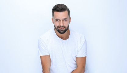 Obraz premium closeup.modern, relaxing young man