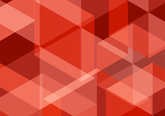 Red vector polygonal abstract background. Vector illustration wallpaper background design.
