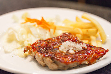 Grilled chicken breasts