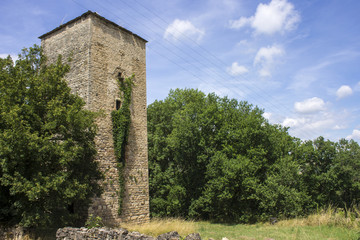Fototapeta premium Views of Cordes-sur-Ciel, a beautiful town in southern France