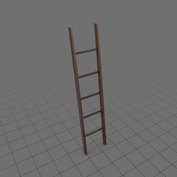 Straight wall ladder