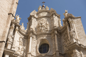 Fototapeta na wymiar de kathedraal van Valencia