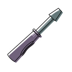 screwdriver vector illustration