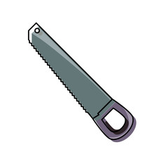 hand saw  vector illustration