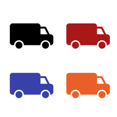 icon flat sending your purchase for applications and web