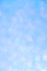  Abstract Christmas twinkled bright background with bokeh defocused lights . Lights Festive background concept.