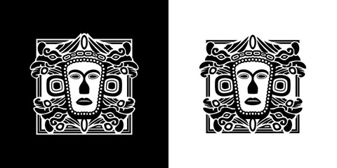 Mayan Tribe Mask