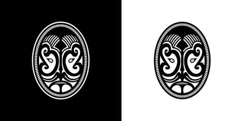 Papua New Guinea Tribe Mask - obrazy, fototapety, plakaty