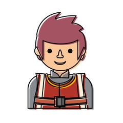 working man vector illustration