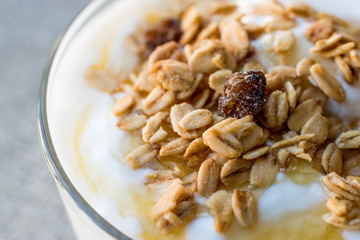 Greek Yogurt with Honey and Granola
