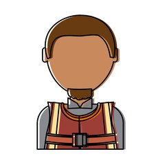 Fototapeta premium working man vector illustration