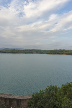 The sichar reservoir in Castellon, Valencia, Spain