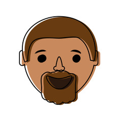 man face  vector illustration