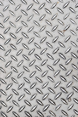 Grungy Diamond Plate Texture Background