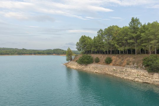 The sichar reservoir in Castellon, Valencia, Spain