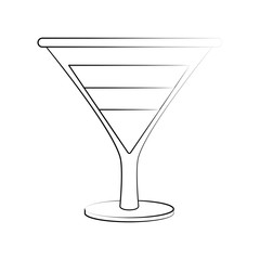 Cocktail night drink icon vector illustration graphic design