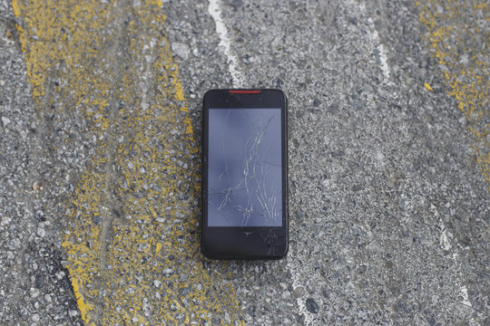Broken cellphone
