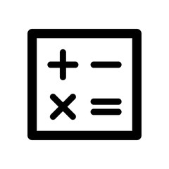 Fototapeta premium Calculation Icon