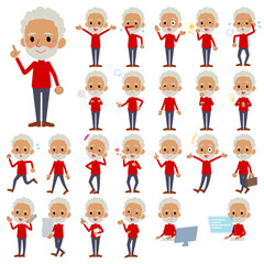 red high neck old man black_1