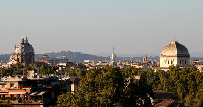 Rome Aventino Landscape 4k real video