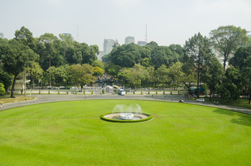 square before the Independence Palace