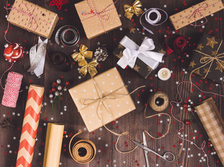 Package christmas gift box new year christmas packaging wrapping paper,