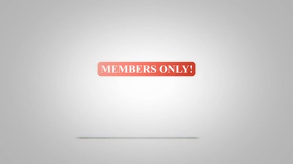Members only intro outro. Members only advertising text.