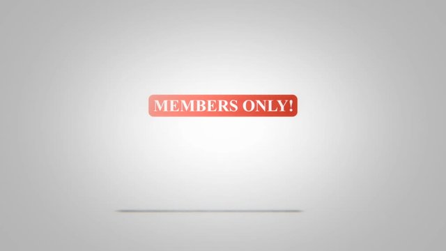 Members only intro outro. Members only advertising text.