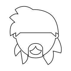 man head  vector illustration
