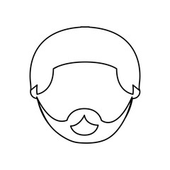 man head  vector illustration