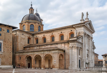 Fototapeta na wymiar Urbino Cathedral, Italy