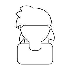 man head  vector illustration