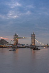 Fototapeta na wymiar Tower Bridge in the morning, London, England