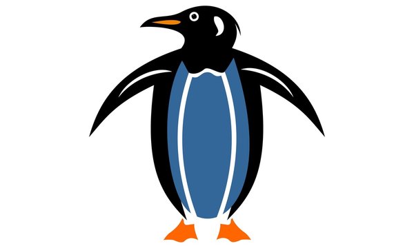 vector penguin vector logo
