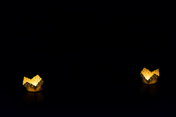 Floating lantern at night