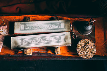 Sutras inside Lamayuru monastery