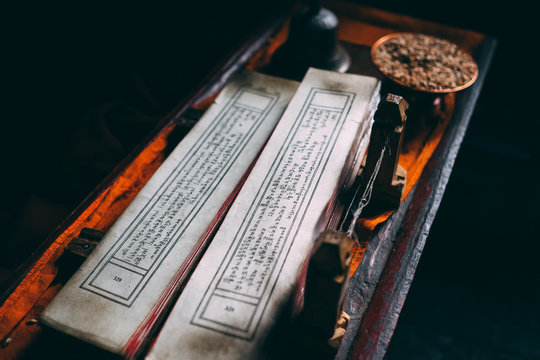 Sutras inside Lamayuru monastery