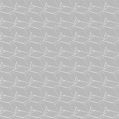 Fototapeta premium Vector seamless pattern - linear texture. Geometric background