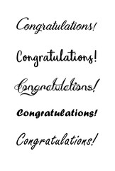 Vintage Happy Birthday Calligraphic and Typographic. Happy Birthday greeting card with lettering design